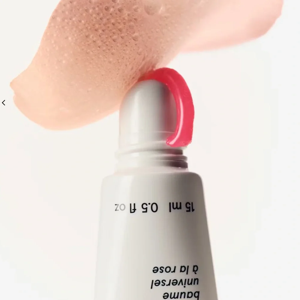 Glossier Rose Balm Dotcom Universal Salve instant lasting hydration light pink